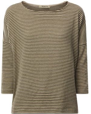 Mama B. Striped Jumper - Green
