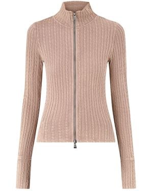 Free People Brunch Girl Zip Up - Pink