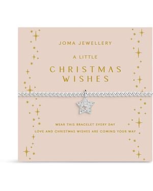 Joma Jewellery Christmas Wishes Plated Bracelet - Natural
