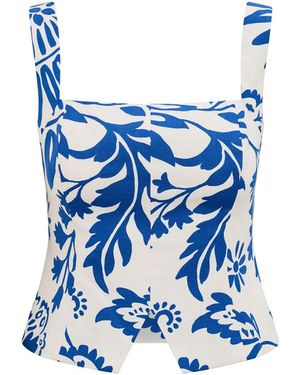 Forever New Darcy Printed Top - Blue