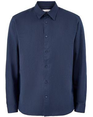 SELECTED Blend Long Sleeve Shirt - Blue
