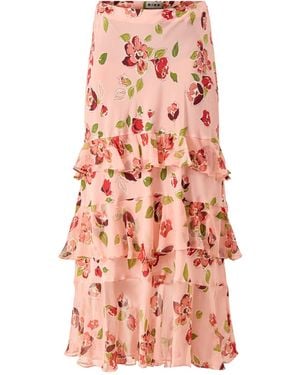 RIXO London Preslee Skirt - Pink