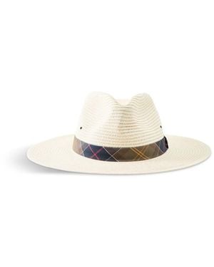 Barbour Kirkstone Fedora Summer Hat Cream - White