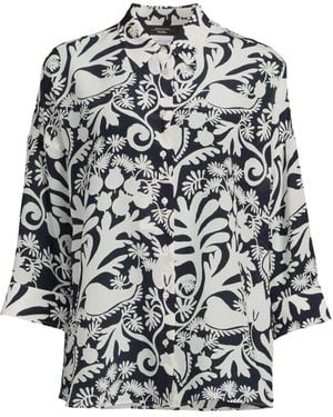 Weekend by Maxmara Women's Peana Printed Shirt - White