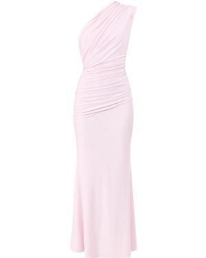 Club L London Mardi One Shoulder Gown - Pink