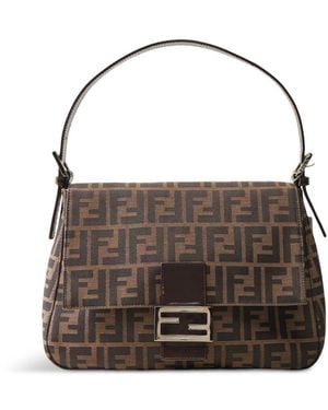 Le Prix Vintage Fendi Zucca Mamma Bag - Brown