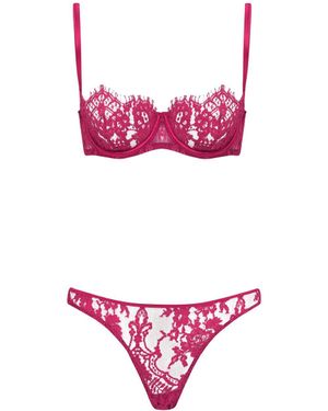 Coco De Mer Zaria Half Cup Bra - Pink