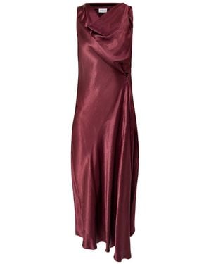 Marella Libero Midi Dress Burgundy - Purple