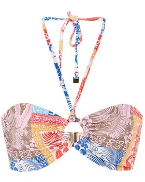 Sea Level Coco Island O Ring Bandeau Bikini Top - Pink