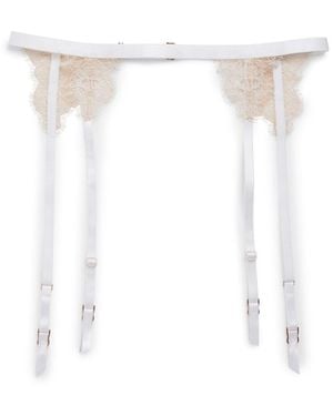 Skarlett Blue Entice Garter Belt - White