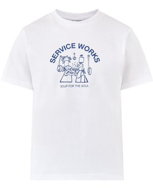 Service Works Soup For The Soul T-Shirt - White