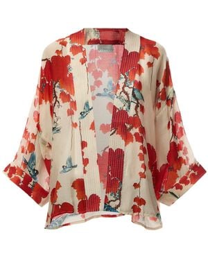 One Hundred Stars Acer Kimono - Red