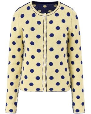 Damson Madder Tabitha Reversible Cardigan - White