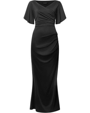 James Lakeland Gathered Maxi Dress - Black