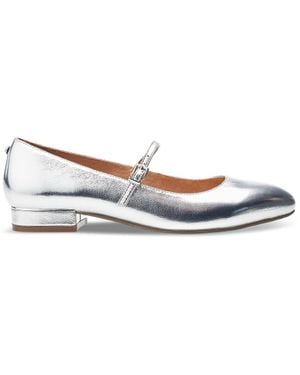 Moda In Pelle Women's Florentin Silver Leather Shoes - White