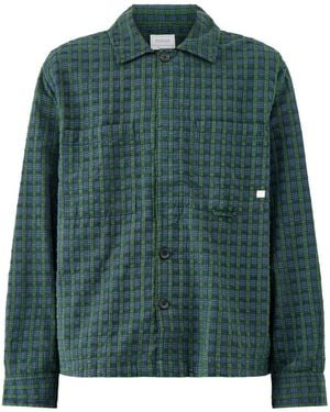Farah Checked Organic Shirt - Green