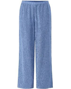 Eileen Fisher Wide Ankle Trousers - Blue