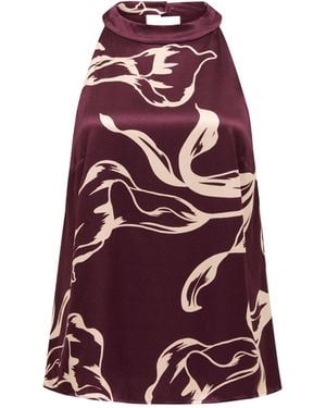 Forever New Harriet Halter Top Multi - Purple