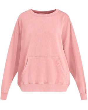 Free People Slow It Down Sweatshirt - Pink