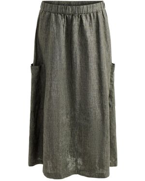 Eileen Fisher Cargo Skirt Khaki - Green