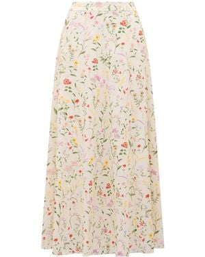 Forever New Louisa Godet Skirt - White