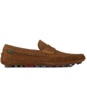 Paul Smith Jenson Suede Driving Shoes - Brown