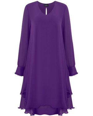 James Lakeland Wave Hem Dress - Purple