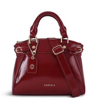Carvela Kurt Geiger Mini Valentina Tote - Red