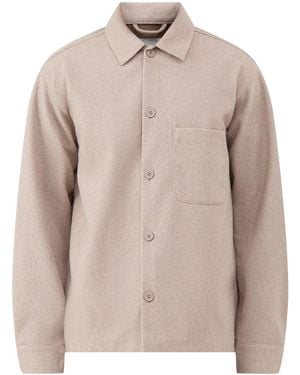 Jack & Jones Regent Long-Sleeved Overshirt - Natural