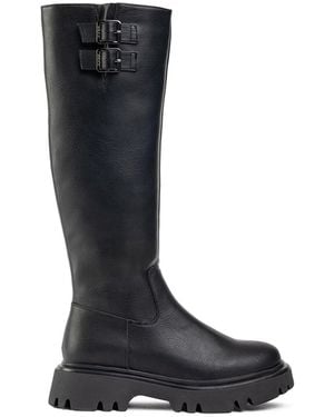 V.Gan Bram Vegan Knee-High Boots - Black