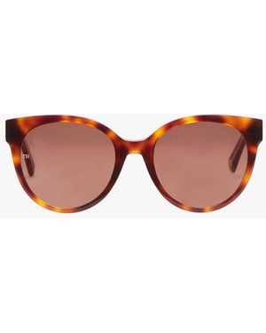 Tommy Hilfiger Th 1885/S Acetate Round Cat Eye Sunglasses - Pink