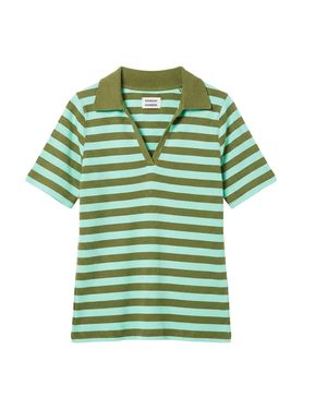 Damson Madder Delphi Polo Top - Green