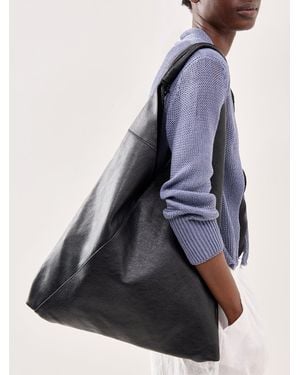 Marlon Giselle Shoulder Tote Bag - Black