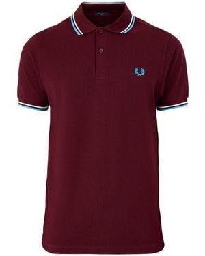 Fred Perry Twin Tipped Polo Shirt - Red