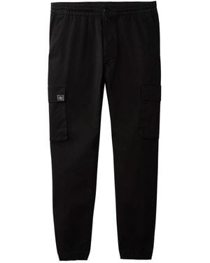Calvin Klein Skinny Twill Cargo Trousers - Black