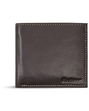 Barbour Elvington Billfold Coin Wallet - Grey