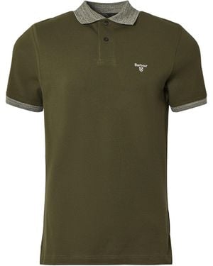 Barbour Marlton Tailored Polo Shirt - Green