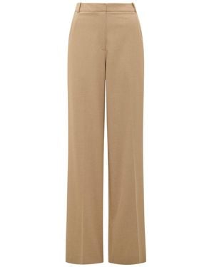Forever New Sophia Wide Leg Trousers - Natural