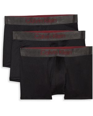 Calvin Klein Brushed Micro Stretch 3 Pack Briefs Multi - Black