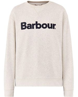 Barbour Hartland Crew Sweatshirt - White