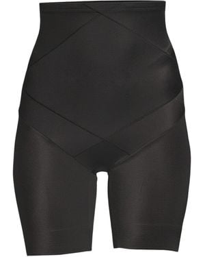 Miracle Control Miraclesuit High Waist Thigh Slimmer - Grey