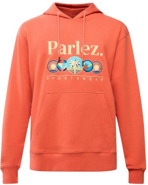 Parlez Men's Reefer Hoodie - Orange