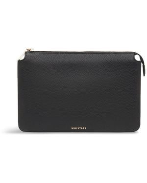 Whistles Women's Elita Double Pouch Clutch - Black