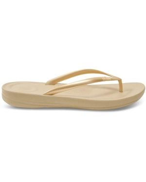 Fitflop Iqushion Ergonomic Flip-Flops - Metallic