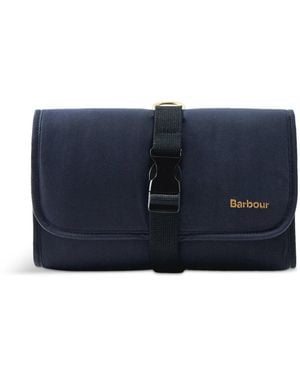 Barbour Transport Hanging Washbag - Blue
