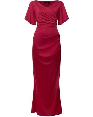 James Lakeland Gathe Maxi Dress - Red