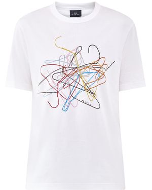 Paul Smith Hangers Graphic T-Shirt - White