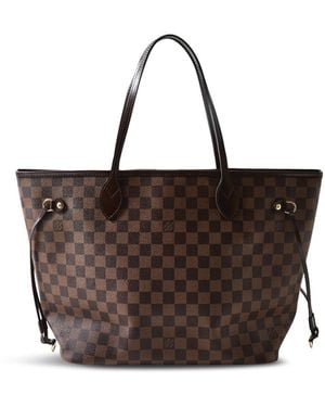 Le Prix Vintage Louis Vuitton Damier Ebene Neverfull Mm Tote Bag - Brown
