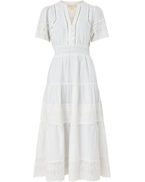 Aspiga Broderie Sienna Dress - White