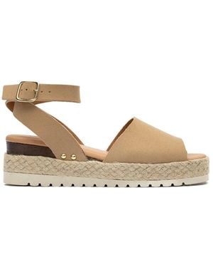 V.Gan Vegan Dragon Espadrille Synthetic Sandals - Metallic